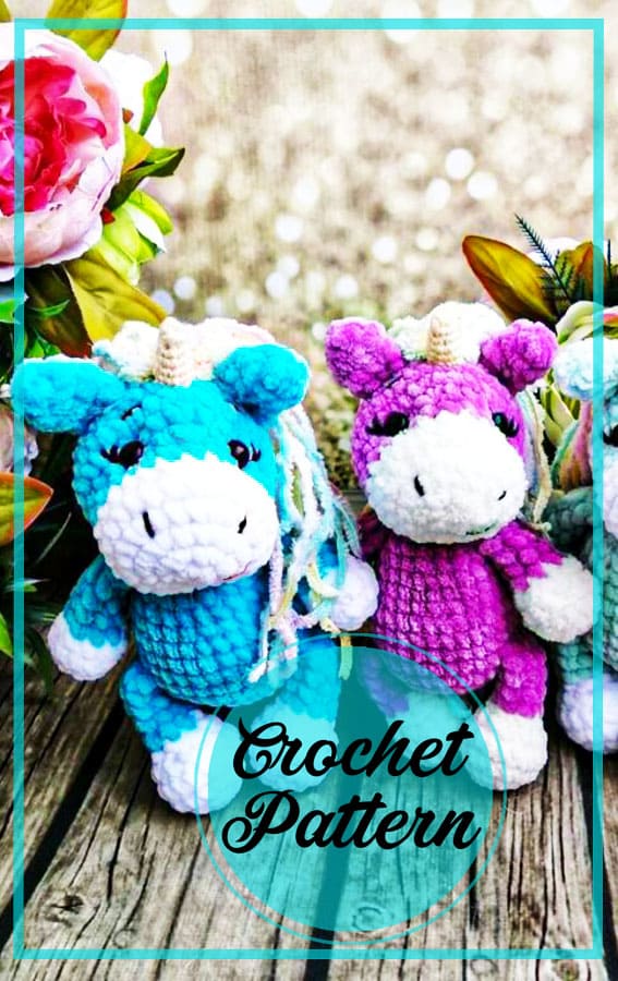 Lovely unicorn amigurumi crochet pattern