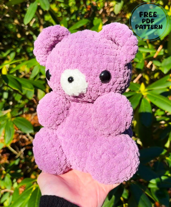 Amigurumi Teddy Bear Purly Free PDF Pattern (2)