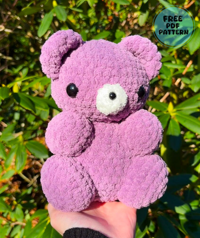Amigurumi Teddy Bear Purly Free PDF Pattern (3)