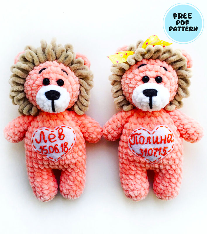 Caesar the Plush Lion Crochet Pattern for Beginners (5)