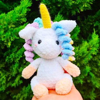 Cool Unicorn Sophia Amigurumi Crochet Free Pattern (1)