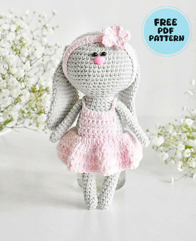 Harley the Spring Bunny Amigurumi Free Pattern (3)