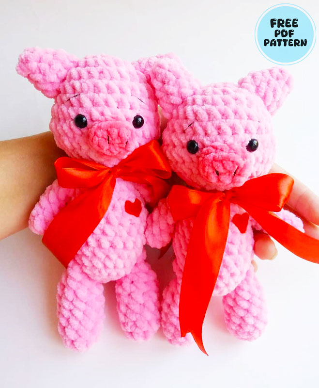 Willow the Pig for Beginners Crochet Free Pattern (2)
