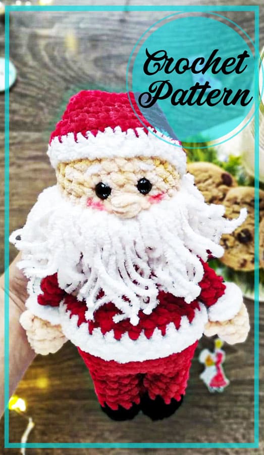 Santa Claus amigurumi free crochet pattern