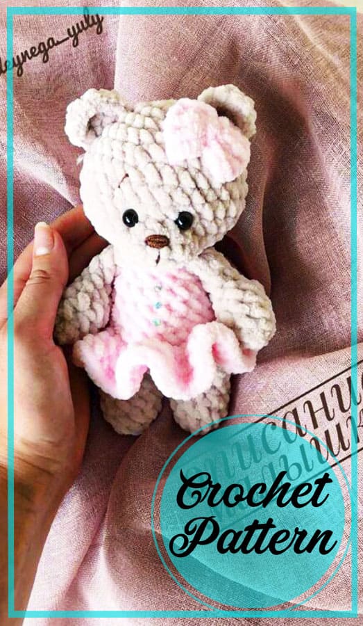 Ping soft bear amigurumi free crochet pattern