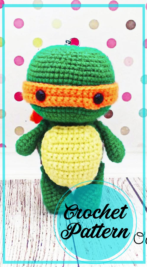 Ninja Turtle amigurumi crochet free pattern