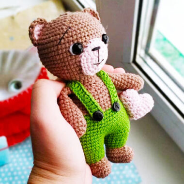 Amigurumi Mindoly the Teddy Bear for Beginners Pattern (1)