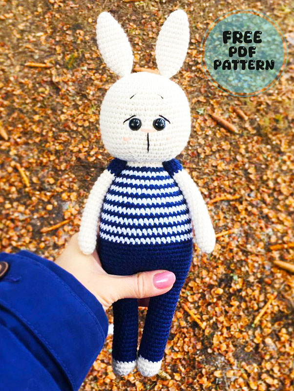 Beginner Bunny Boy PDF Crochet Free Pattern (2)