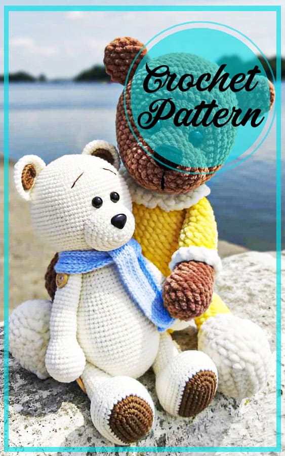 Easy Teddy bear amigurumi crochet free pattern (4)