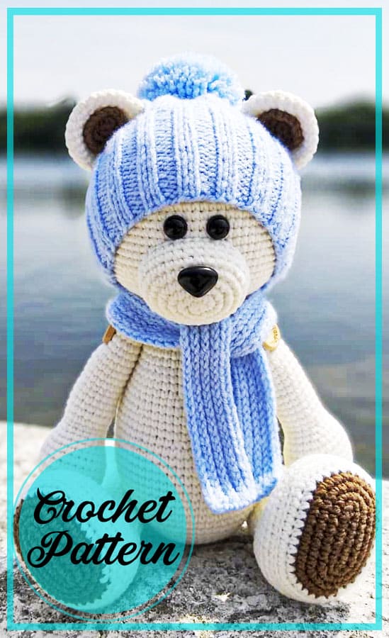 Easy Teddy bear amigurumi crochet free pattern (5)