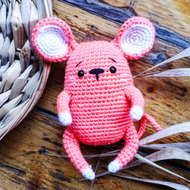 Fatty the Keychain Mouse Crochet PDF Free Pattern (1)
