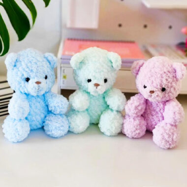 Fluffy Teddy Bear Amigurumi Free Pattern (1)