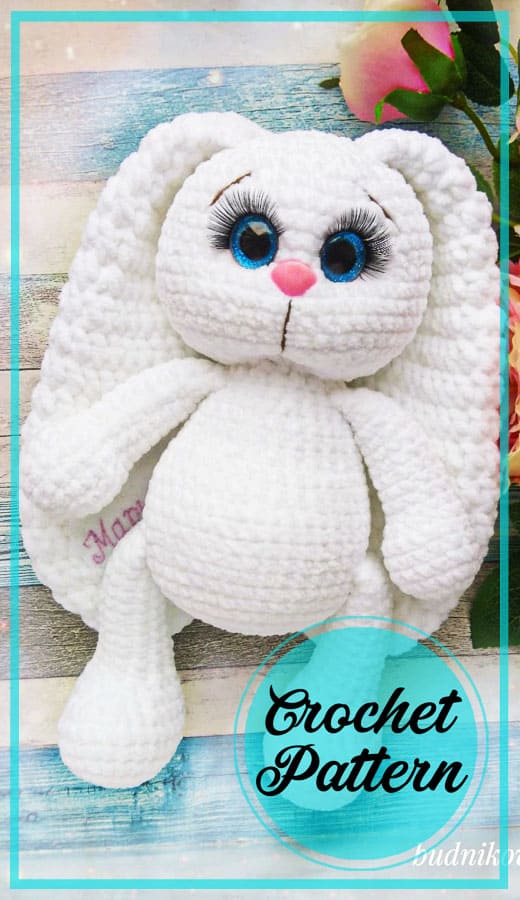 Plusyh Bunny amigurumi in dress free crochet pattern (6)