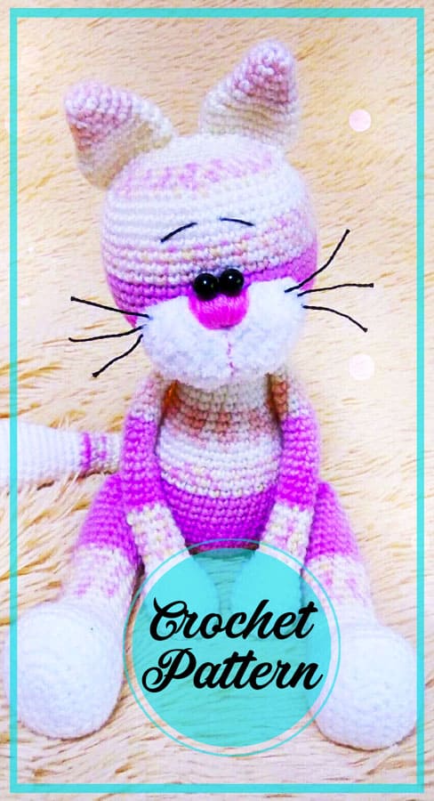 Rainbow Cat free amigurumi crochet pattern (7)