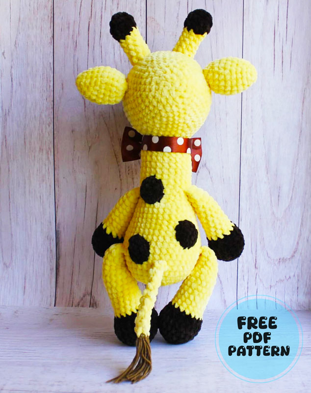 Groshi the Plush Giraffe Amigurumi Free Pattern (2)