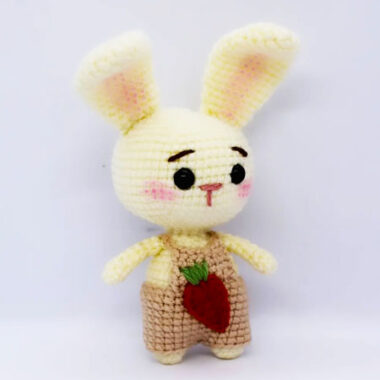 Milla the Bunny in Dungarees Amigurumi Toy Pattern (1)