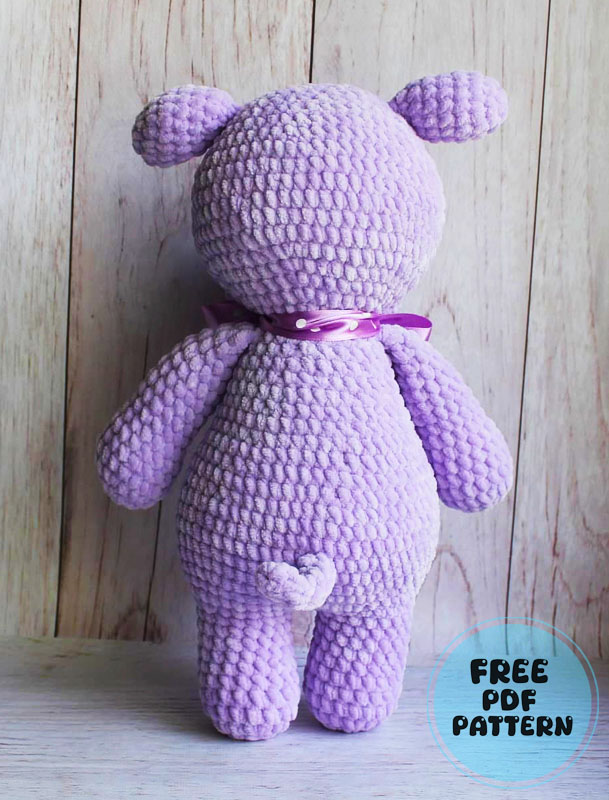 Purple Hippo Aurora Amigurumi free PDF Pattern (1)
