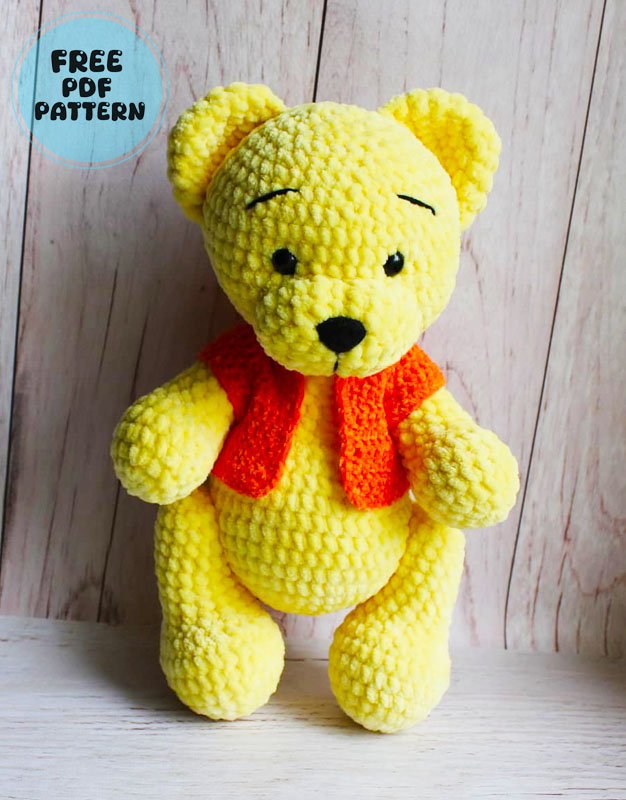 Velvet Bear Winnie Amigurumi PDF Free Pattern (1)