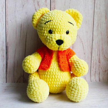 Velvet Bear Winnie Amigurumi PDF Free Pattern (1)