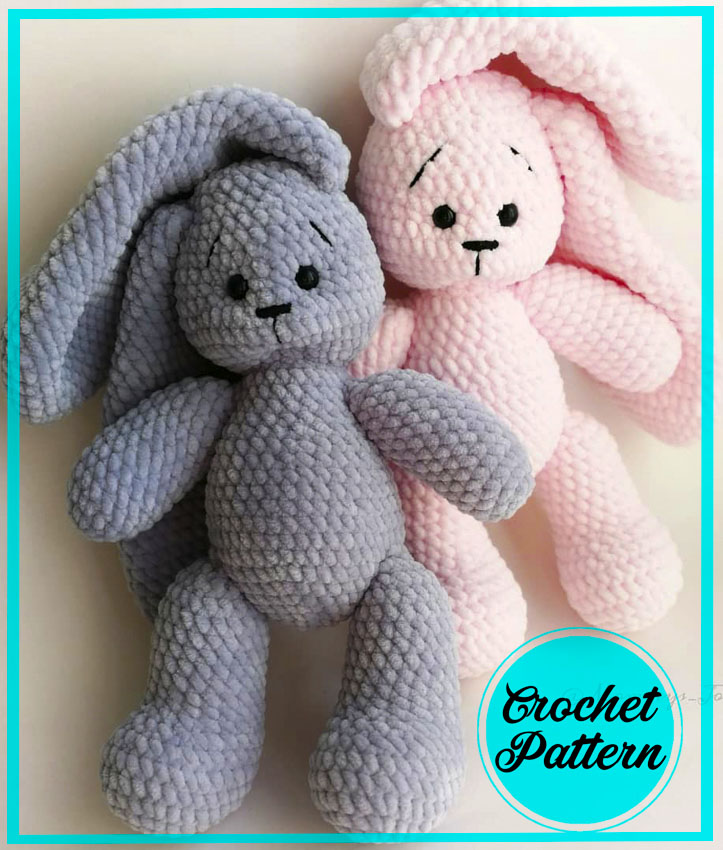 Chubby Bunny Amigurumi free PDF crochet pattern Amigurumiday