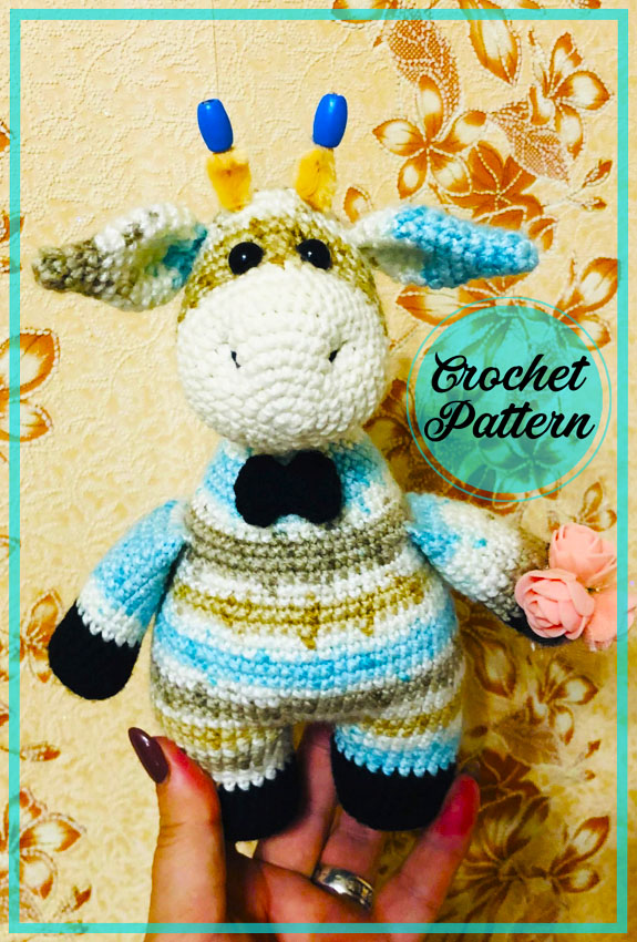 Giraffe Zhenechka Amigurumi PDF crochet pattern