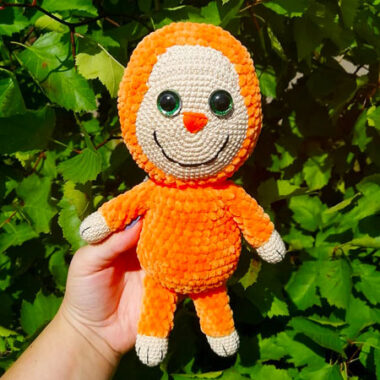 Amigurumi Mavenok Orange Doll PDF Pattern for Beginners (1)