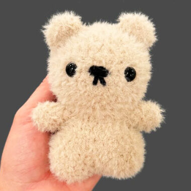 Baby Fluffy Bear PDF Amigurumi Free Pattern (1)