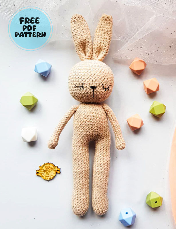 Beginner Bunny Cloud Crochet Free PDF Pattern (1)