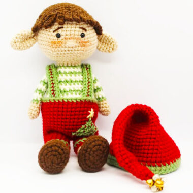 Christmas Elf Dolly PDF Crochet Free Pattern (2)