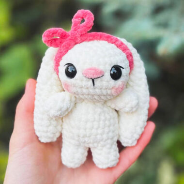 Chubby Cheeked Bunny Amigurumi PDF Free Pattern (2)