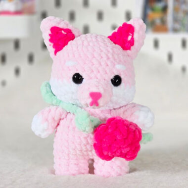 Hazel the Blossom Fox Amigurumi PDF Pattern (1)