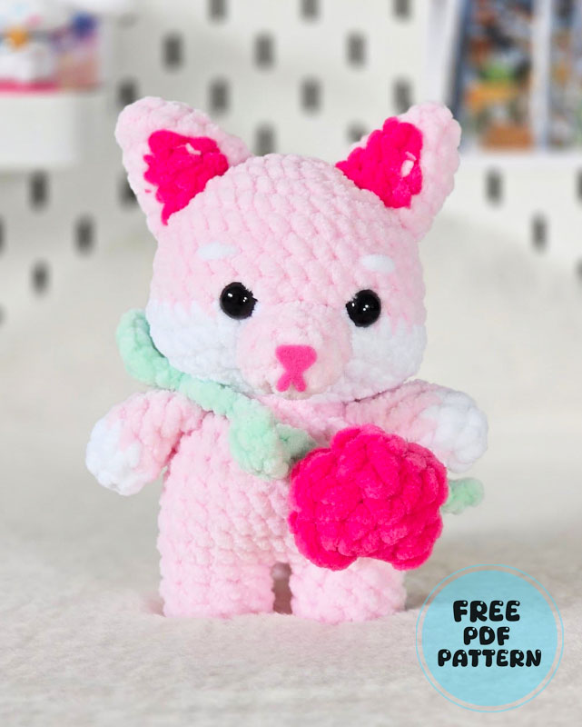 Hazel the Blossom Fox Amigurumi PDF Pattern (3)