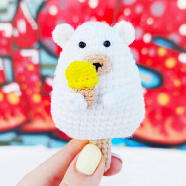 Jully the Ice Cream Bear Crochet PDF pattern (1)
