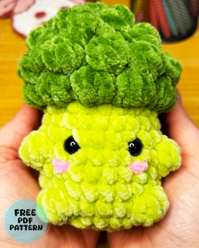Little Broccoli Amigurumi PDF free pattern (1)