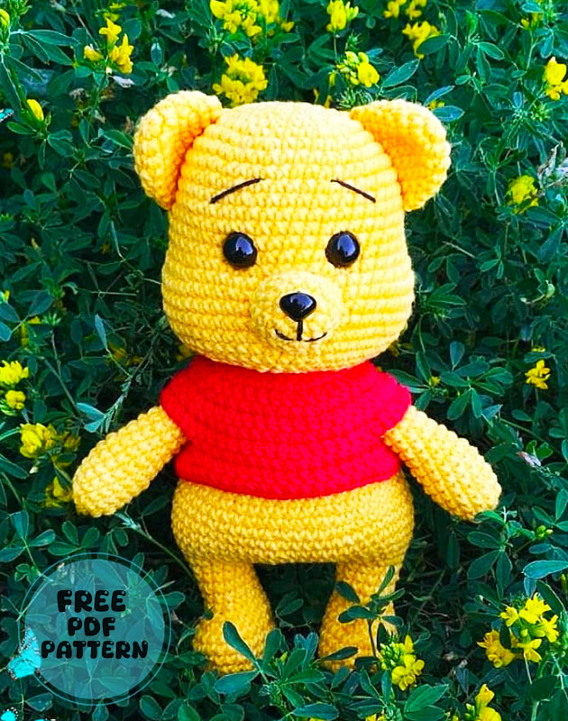 Little Winnie the Pooh Bear PDF Amigurumi Pattern (2)