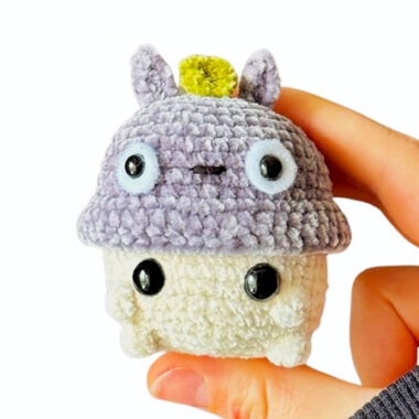 Marshmallow with Totoro Hat Crochet PDF Pattern (1)