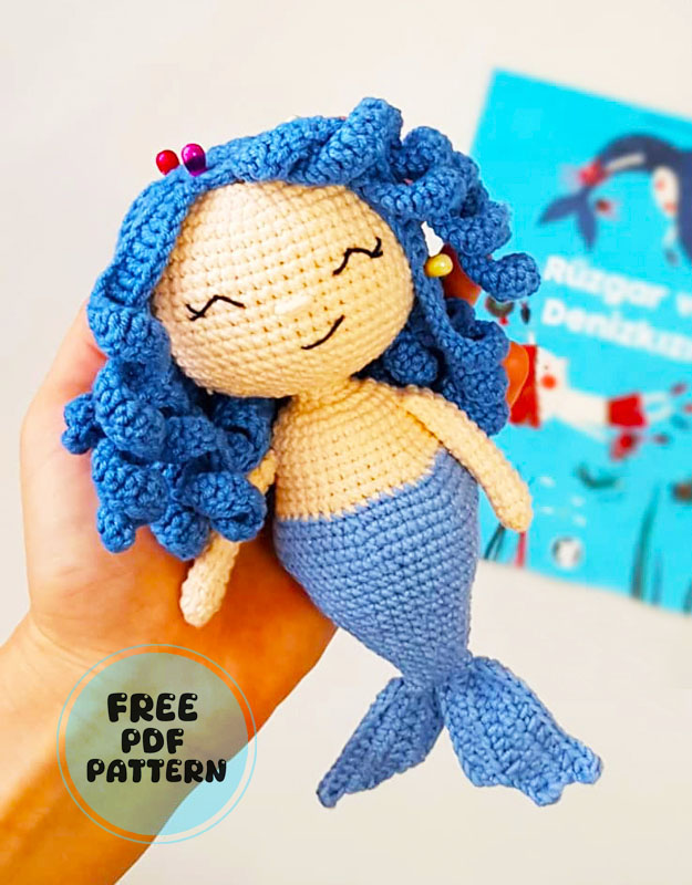 Mermaid Doll Derin Amigurumi PDF Free Pattern (1)
