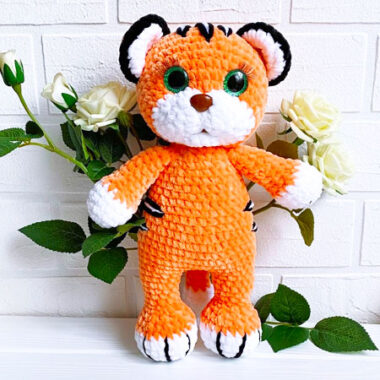 Mondy the Big Plush Tiger Amigurumi PDF Pattern (1)