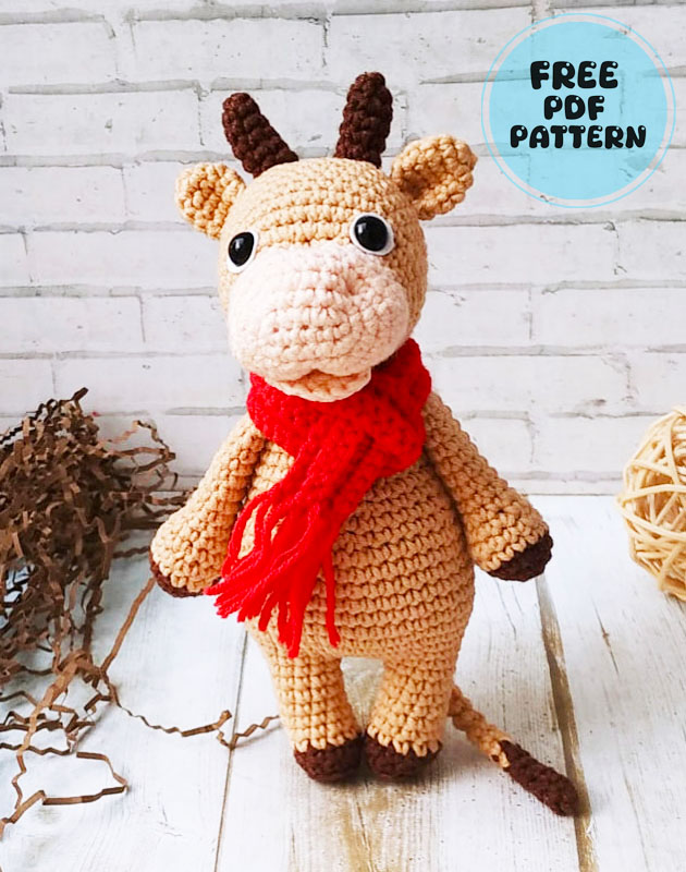 Yashka the Bull Crochet PDF Pattern Step by Step (2)