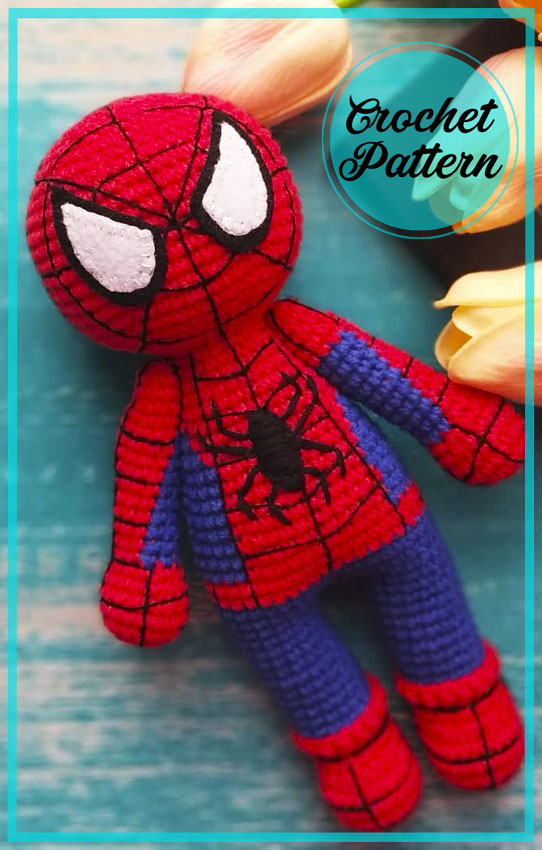 Amazing Free Spiderman Amigurumi Crochet Pattern 