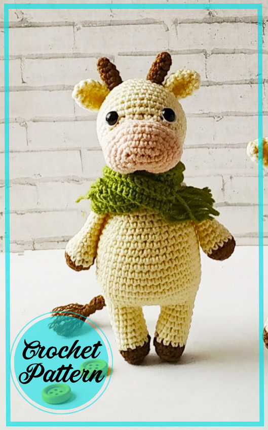 Bull Yashka Amigurumi crochet free pattern