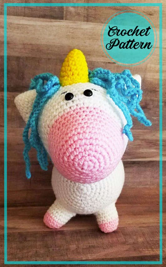 Lovely little Unicorn Amigurumi Crochet PDF Pattern 3