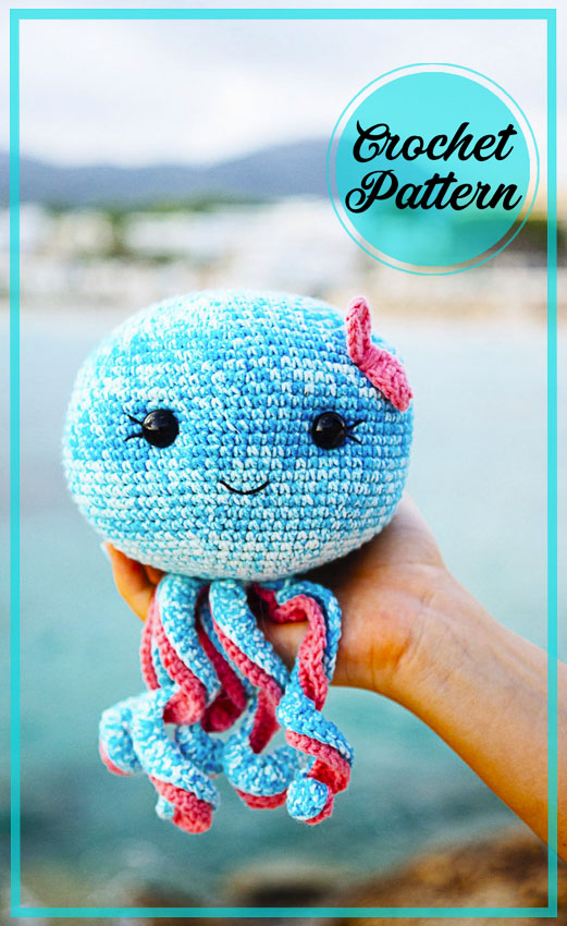 Blue Octopus Amigurumi Free PDF Crochet Pattern