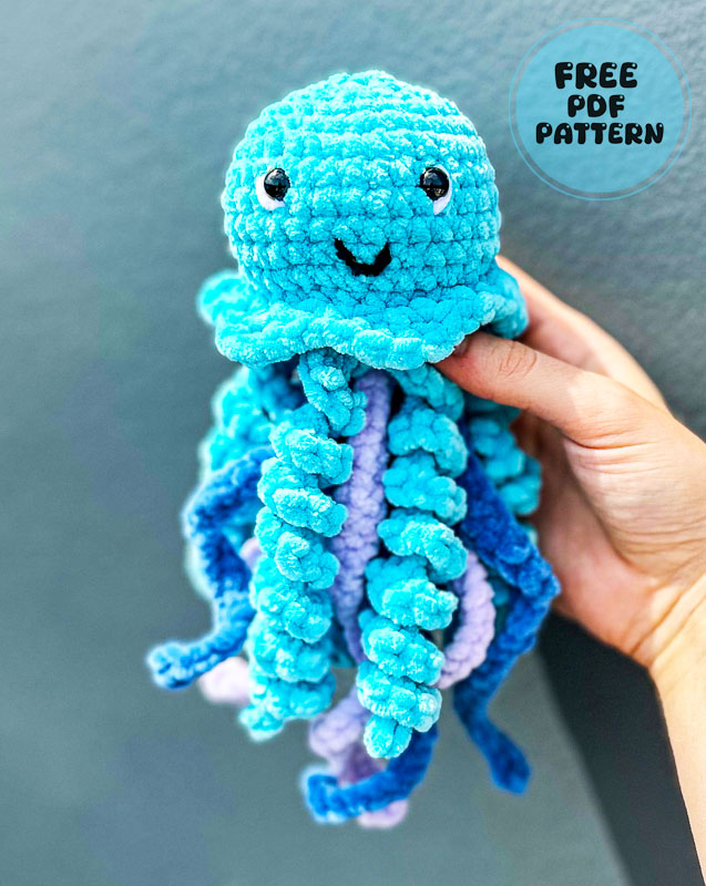 Baby JellyFish Amigurumi Free PDF Pattern (2)