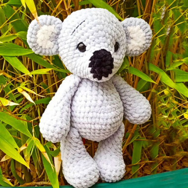 Big Plush Koala Droopy Amigurumi Free PDF Pattern (2)