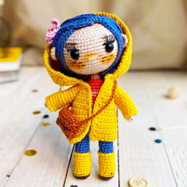 Crochet Coraline Doll Amigurumi Free PDF Pattern