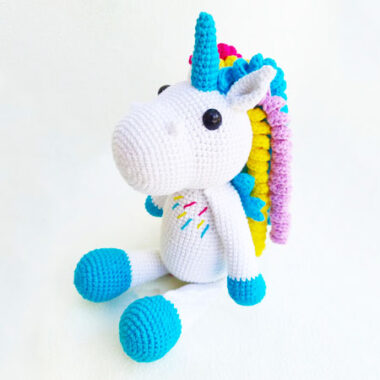 Dashing the Big Unicorn Amigurumi Free Pattern (1)