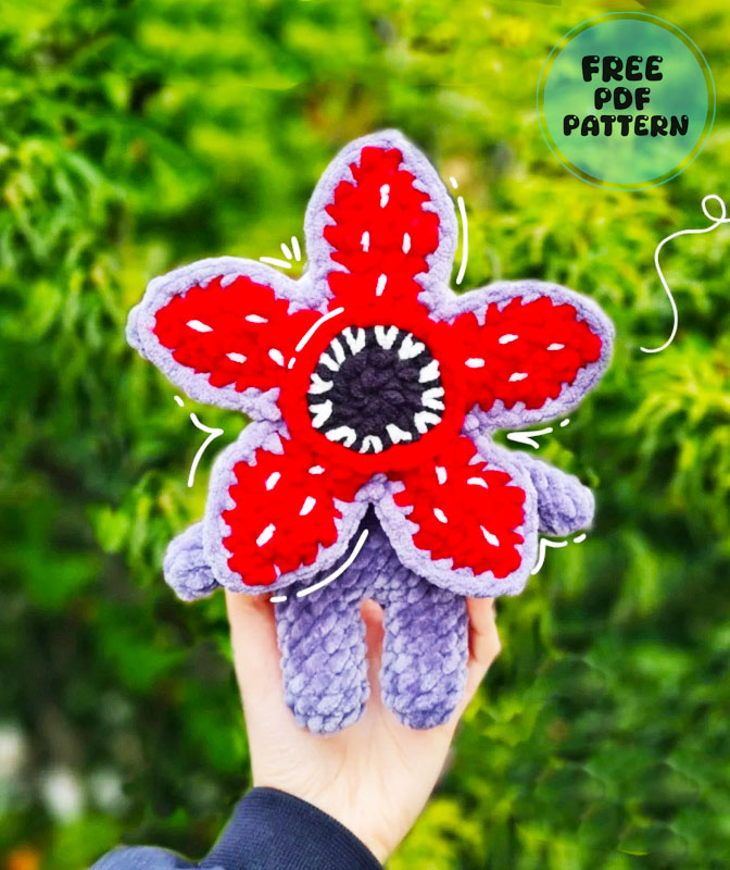 Demogorgon Amigurumi Free Pattern Step by Step (2)