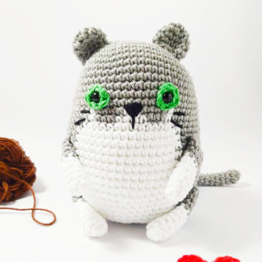 Funny Cat Keychain Amigurumi PDF Free Pattern (3)