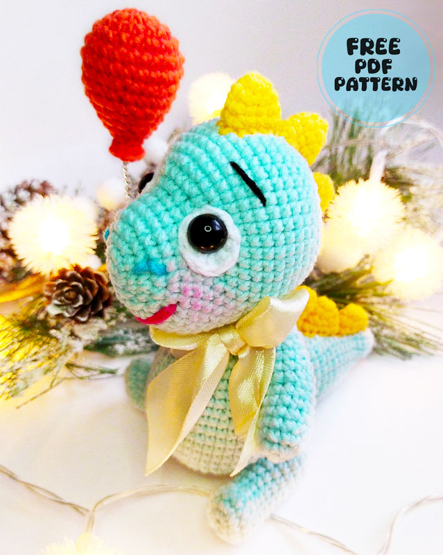 Jessy the Baby Dinosaur Amigurumi PDF Free Pattern (2)